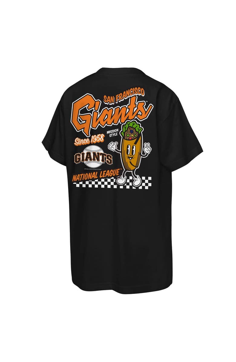 Mitchell & Ness Youth Mitchell & Ness Black San Francisco Giants Cooperstown Concession T-Shirt, Alternate, color, Black