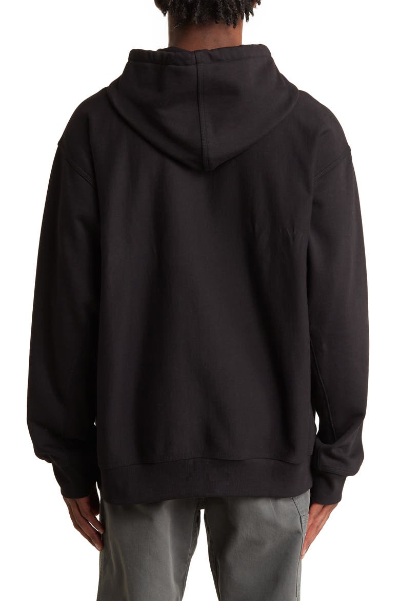 Logo Hoodie, Alternate, color, BLACK