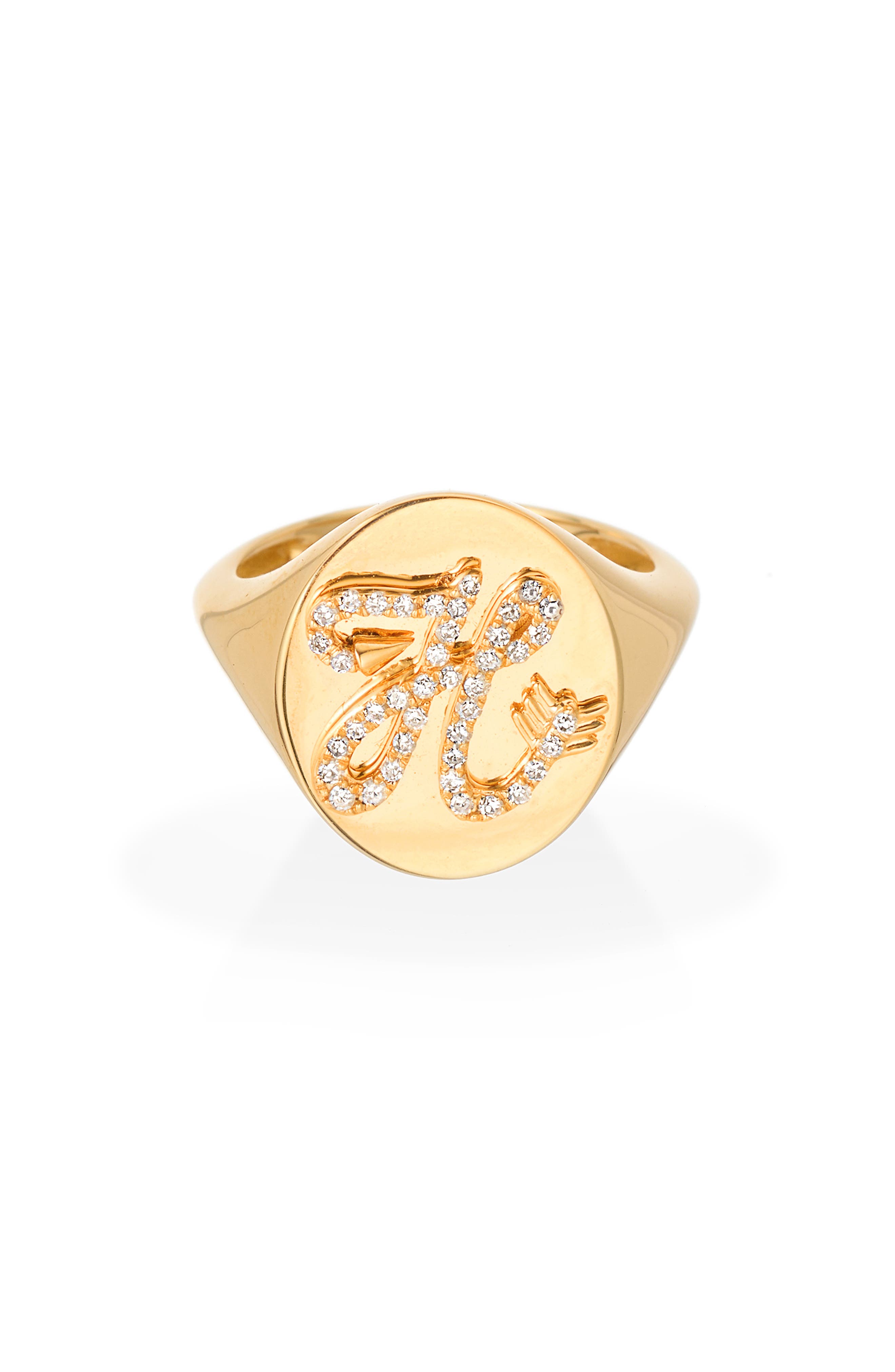 14K YELLOW GOLD-H