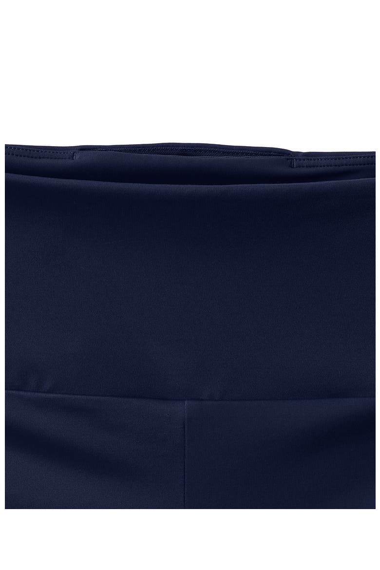 Tugless High Waisted Swim Boy Shorts, Alternate, color, Deep Sea Navy