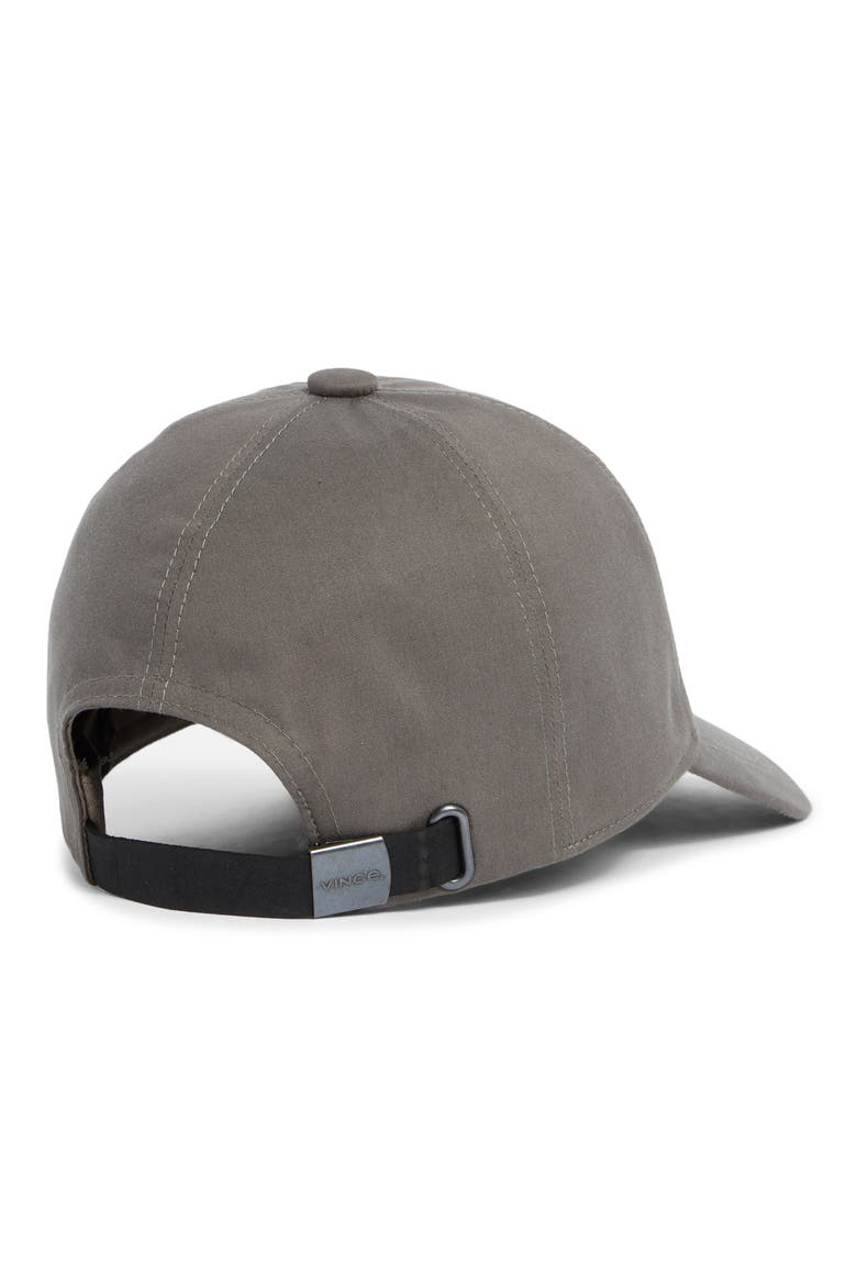 Lux Adjustable 6-Panel Cotton Gabardine Baseball Cap, Alternate, color, CHARCOAL