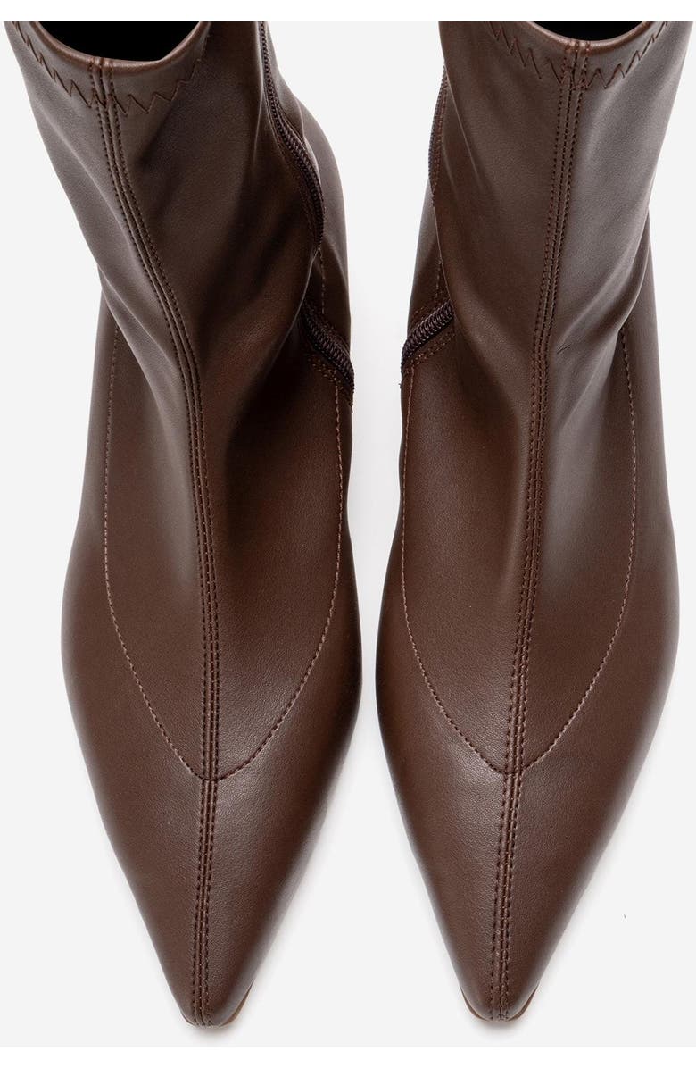 Prologue Shoes Alora Kitten Heel Boot, Alternate, color, Brown