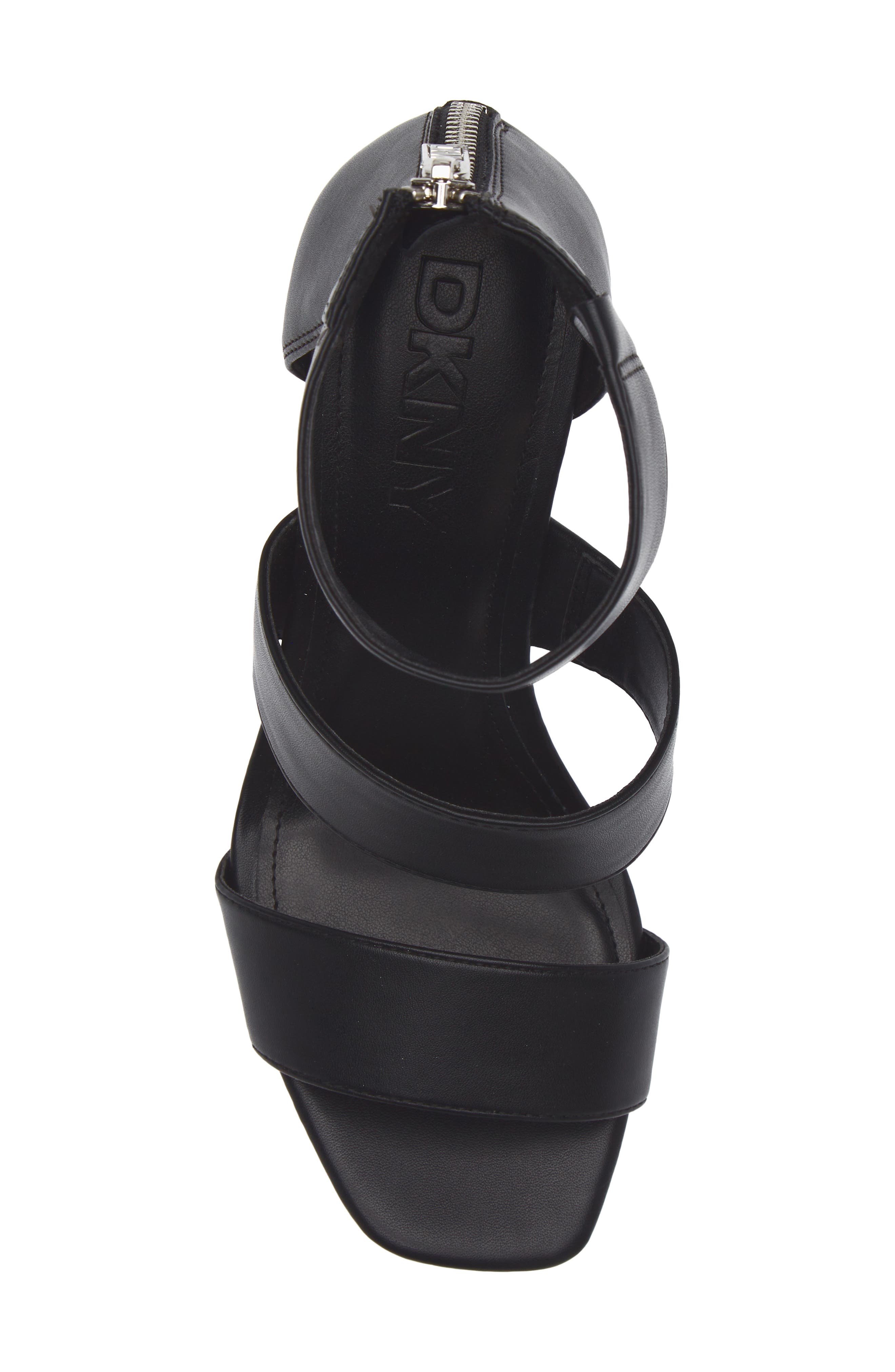 DKNY Bayzil Ankle Strap Sandal, Alternate, color, Black