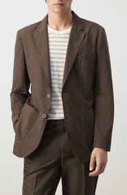 MANGO Slim Fit Suit Jacket
