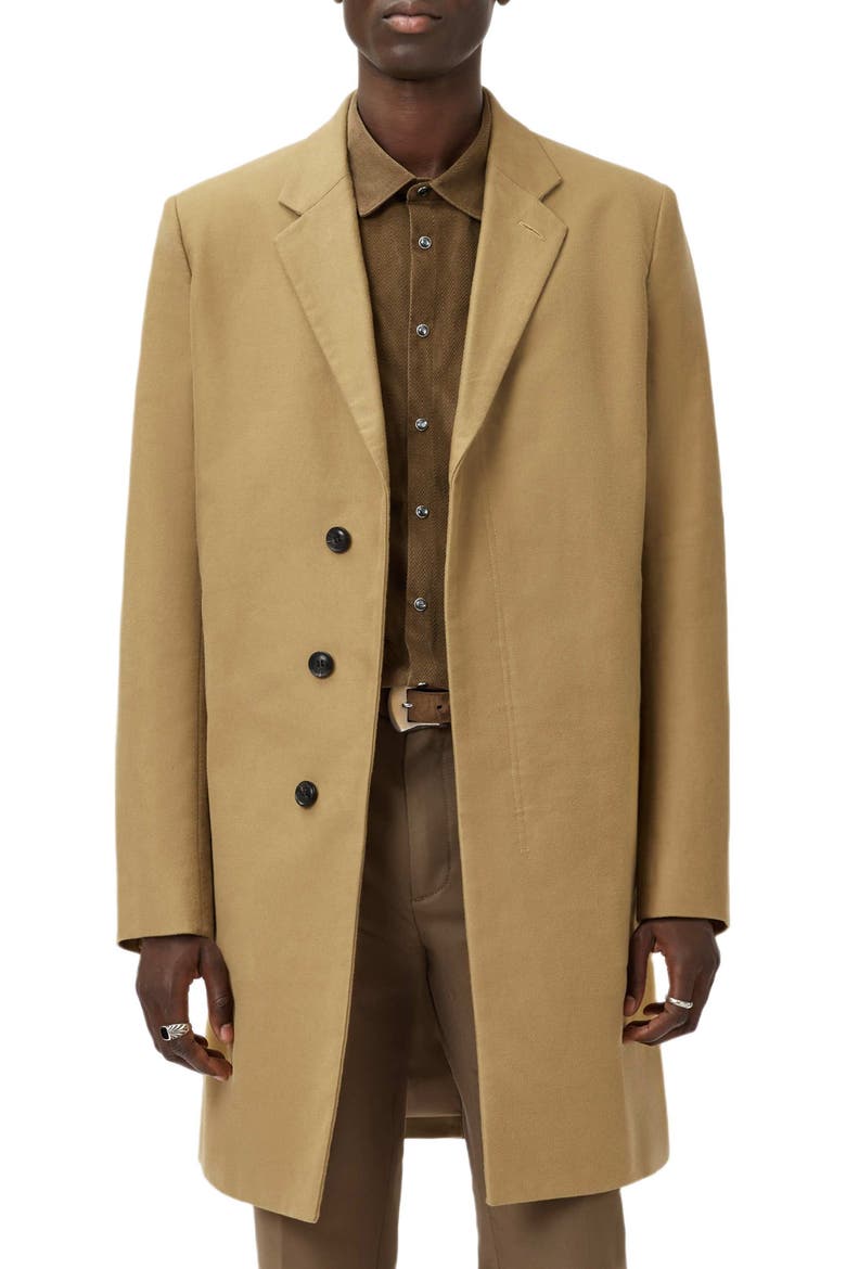 Rhett Moleskin Coat, Alternate, color, DARK TAN