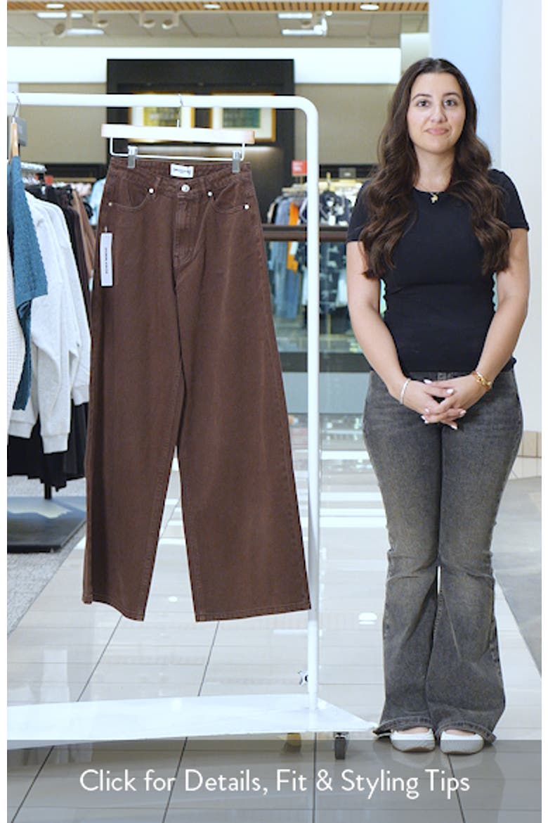 Naylor Mid Rise Wide Leg Jeans video