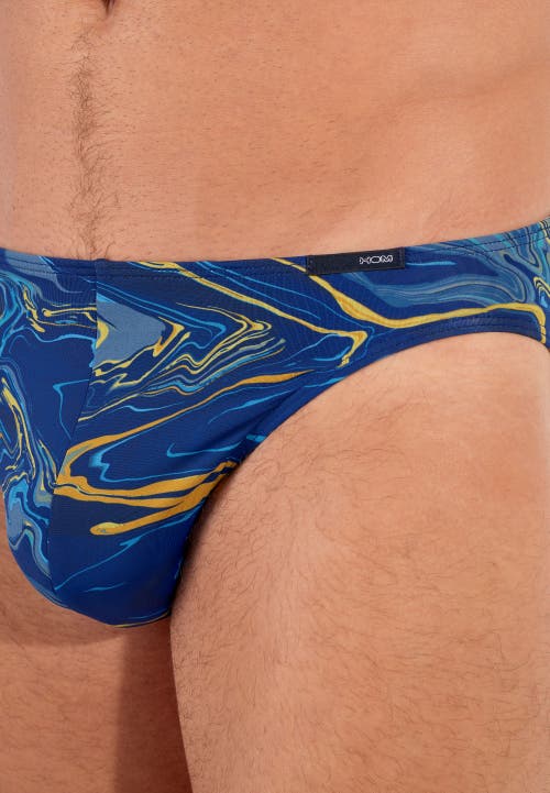 Hom Usa Funky Styles Comfort Micro Briefs In Blue
