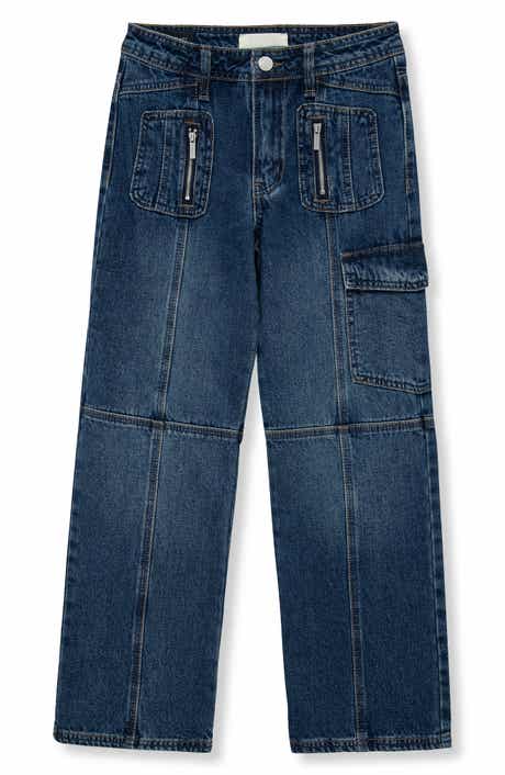 Habitual Kids Kids' Paneled Wide Leg Jeans