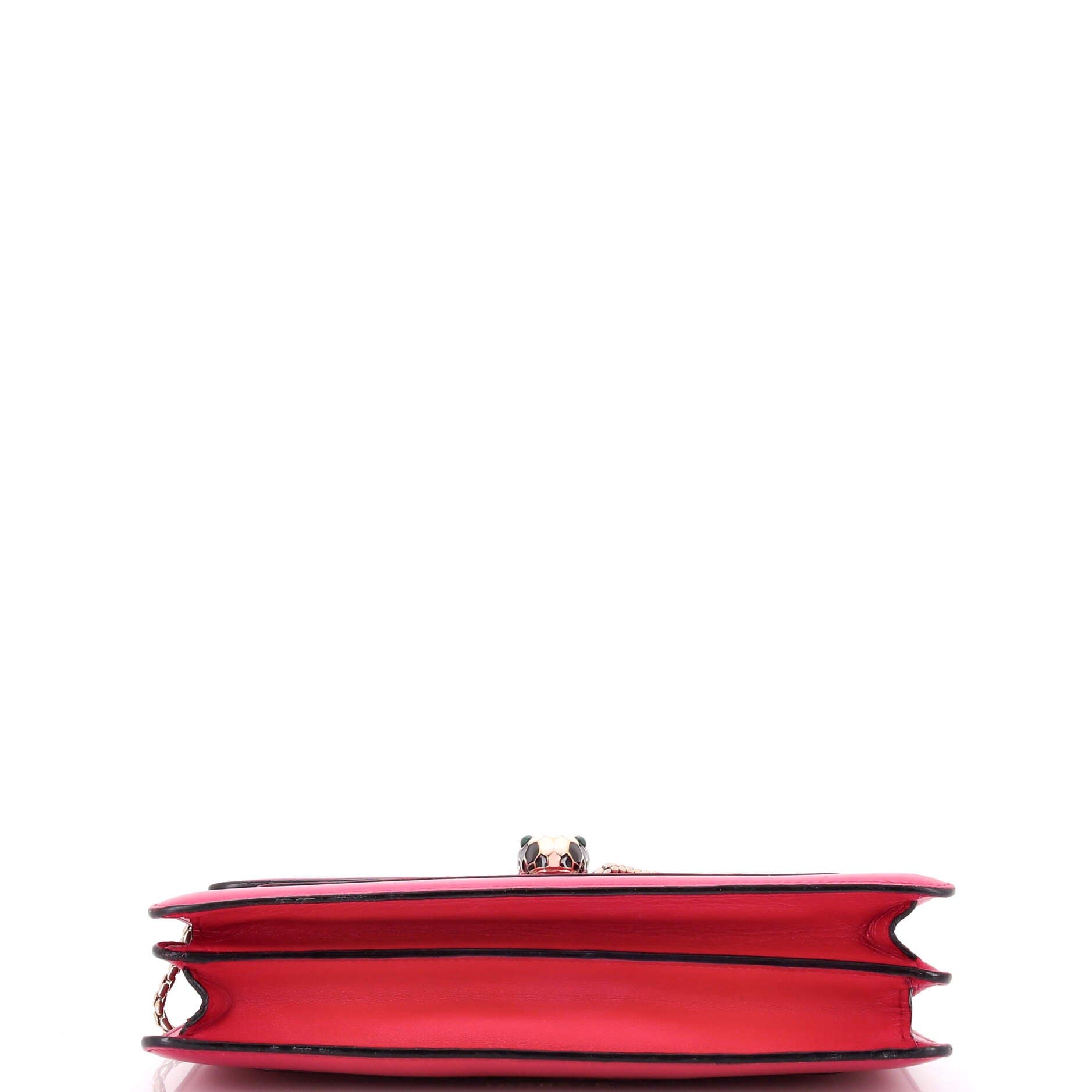Serpenti Forever Shoulder Bag Leather Medium, Alternate, color, Pink