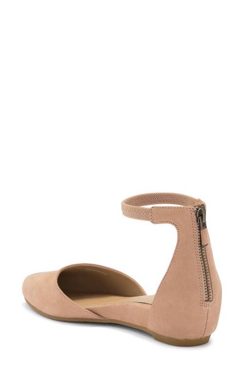 Eileen Fisher Ingle Ankle Strap Flat In Barley