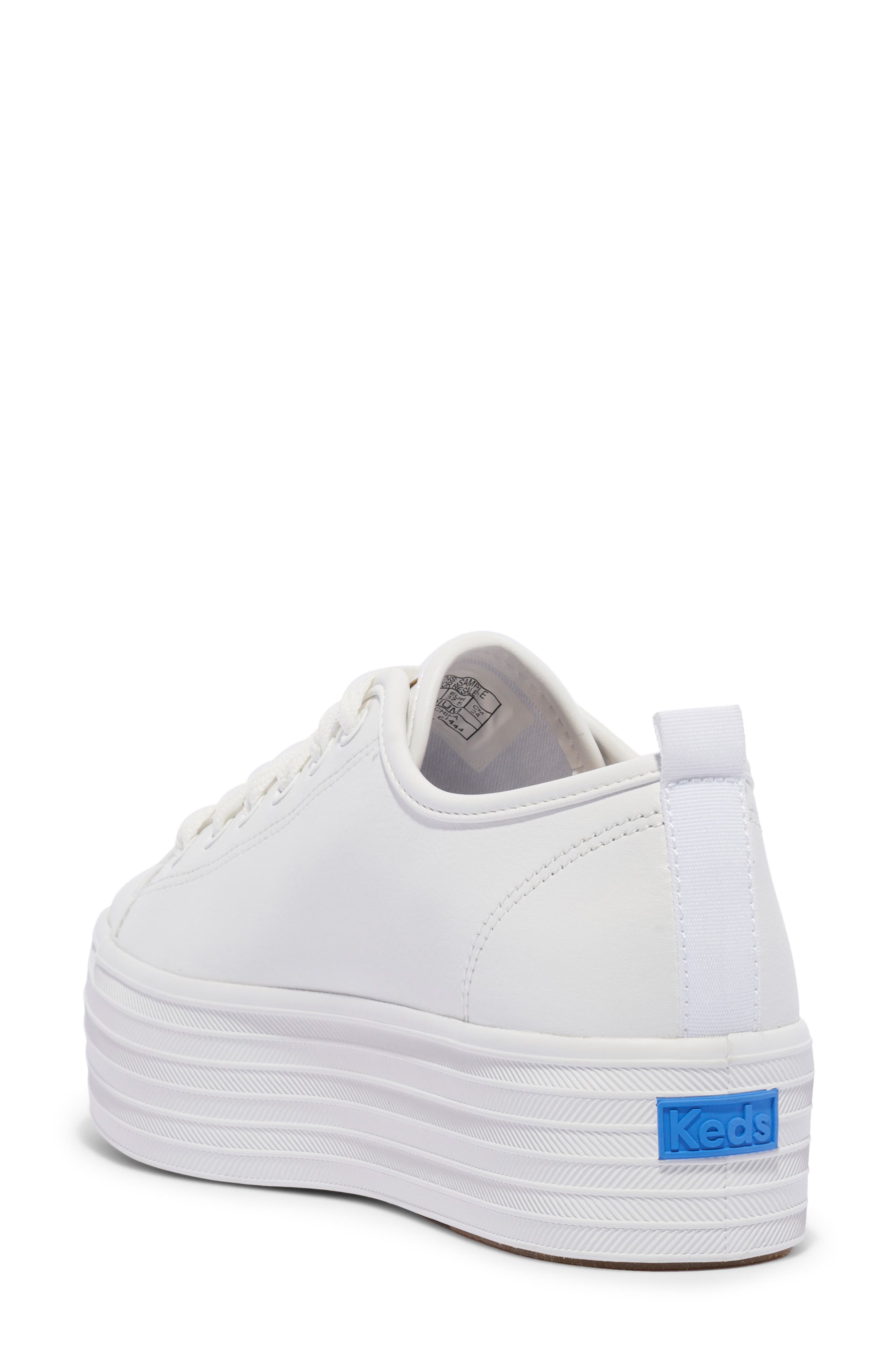 Keds<sup>®</sup> Triple Up Sneaker, Alternate, color, White Leather