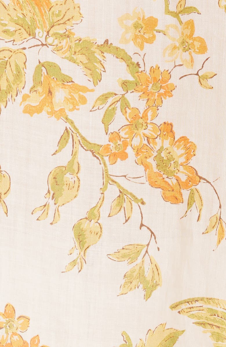 ALEMAIS Songbird Print Balloon Sleeve Blouse, Alternate, color,