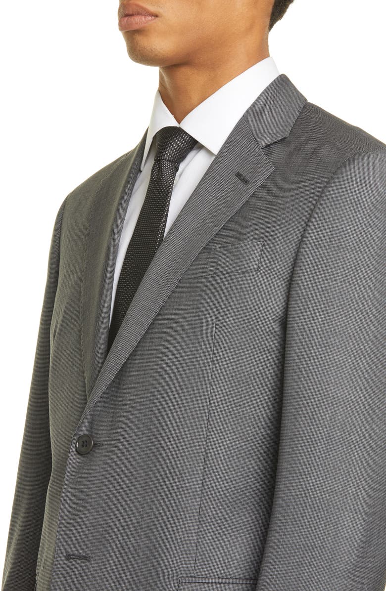 Emporio Armani G Line Trim Fit Solid Wool Suit, Alternate, color, 