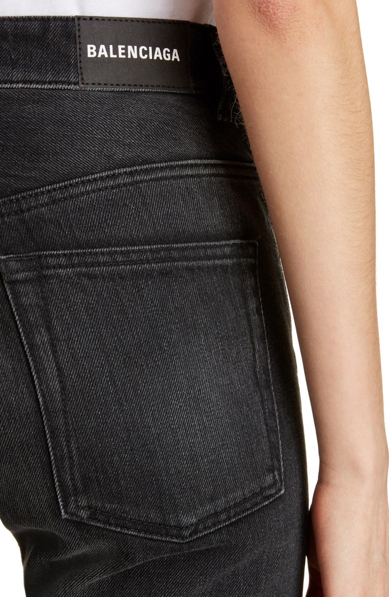 Balenciaga V-Waist Skinny Jeans, Alternate, color,