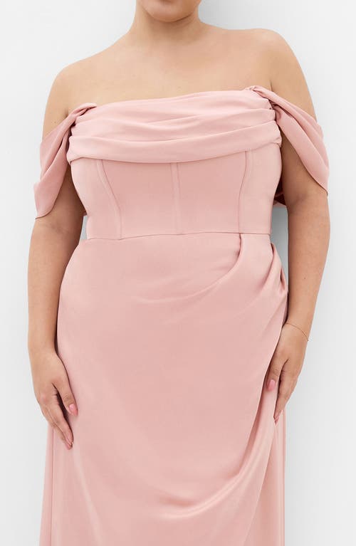 City Chic Forbidden Off The Shoulder Maxi Dress