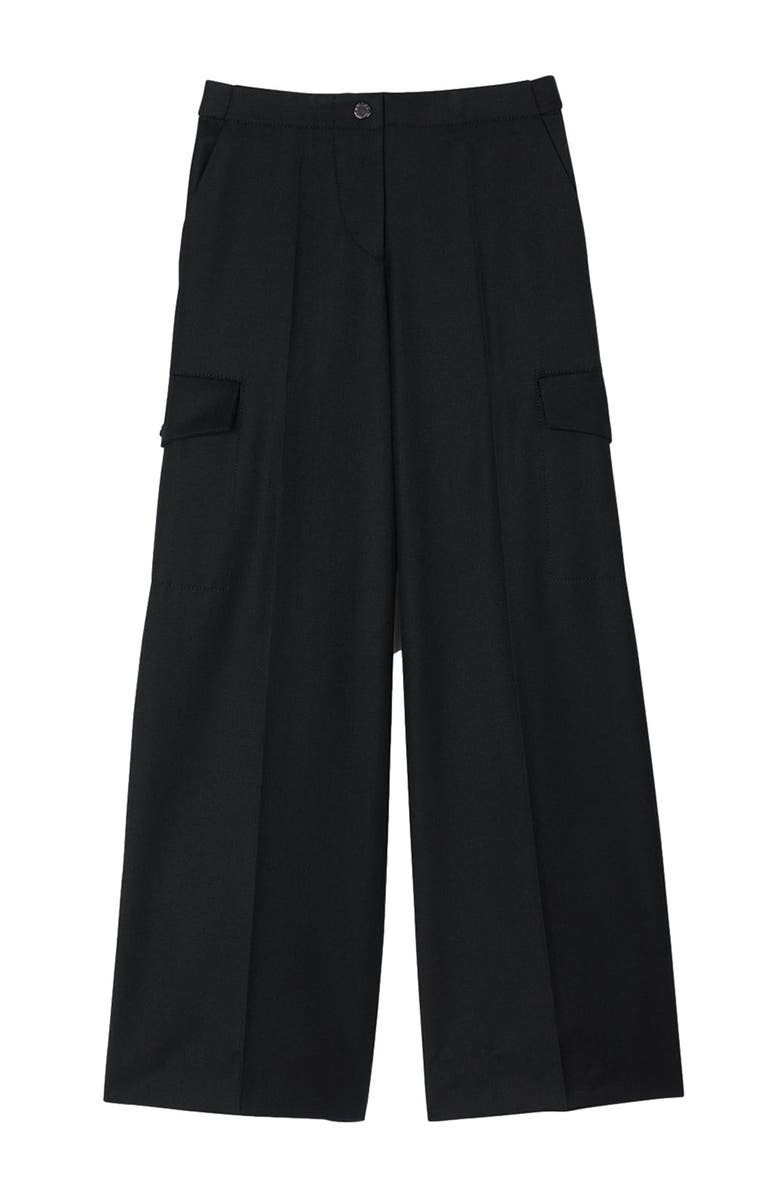 SANDRO Wide-leg trousers, Alternate, color,