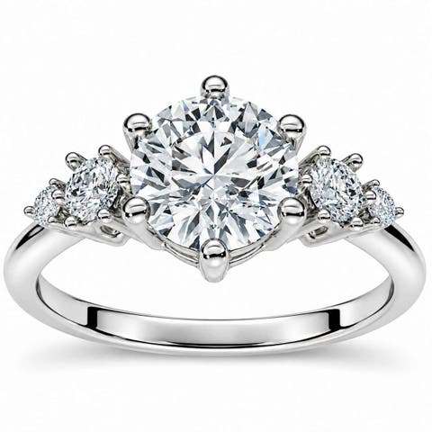1ct Diamond Engagement Ring 14k Gold Or Platinum Lab Grown