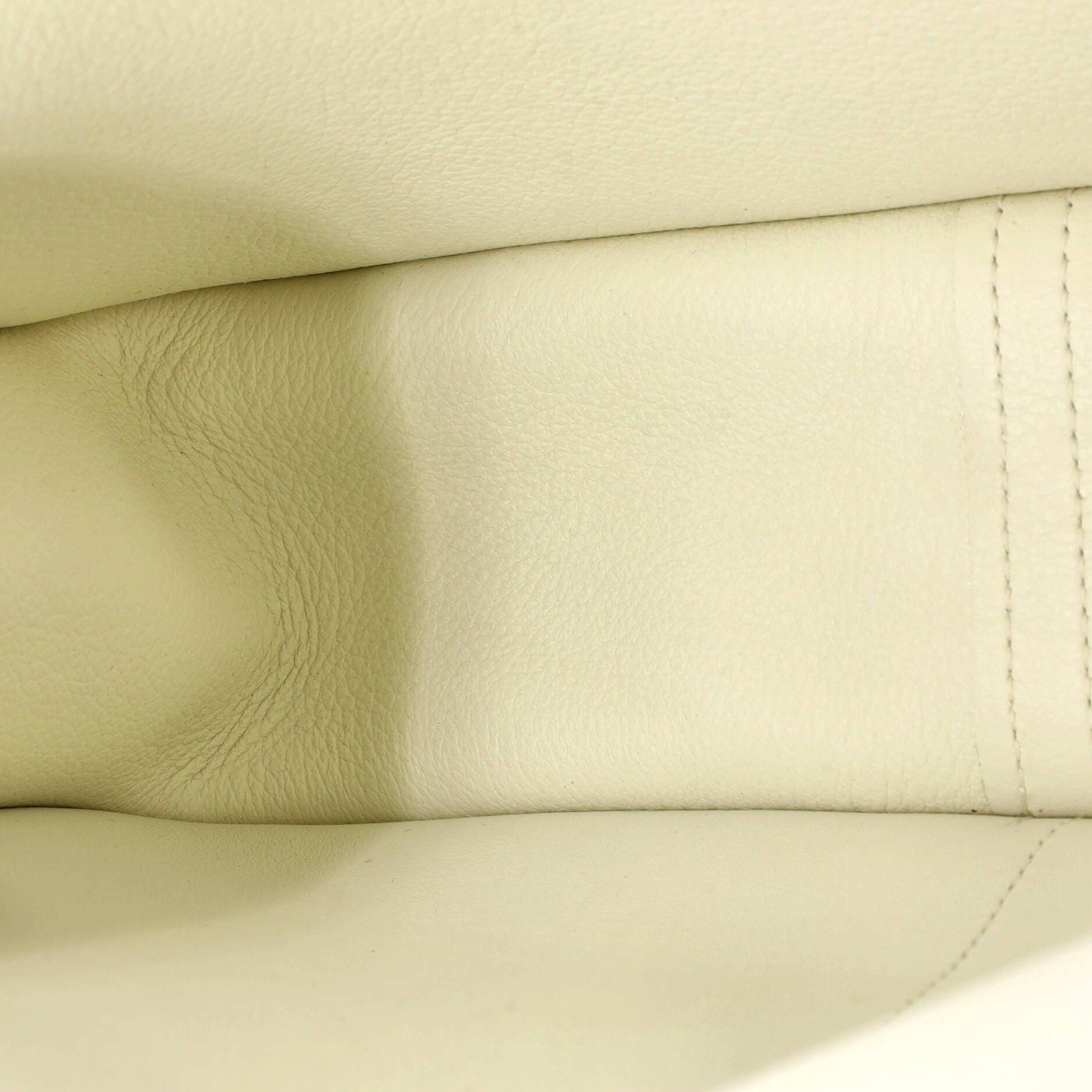 Pre-Owned Hermes Halzan Bag Evercolor 25, Alternate, color, Craie