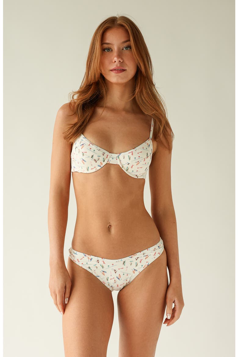 Venice Cheeky Bikini Bottom, Alternate, color, Hit The Slopes
