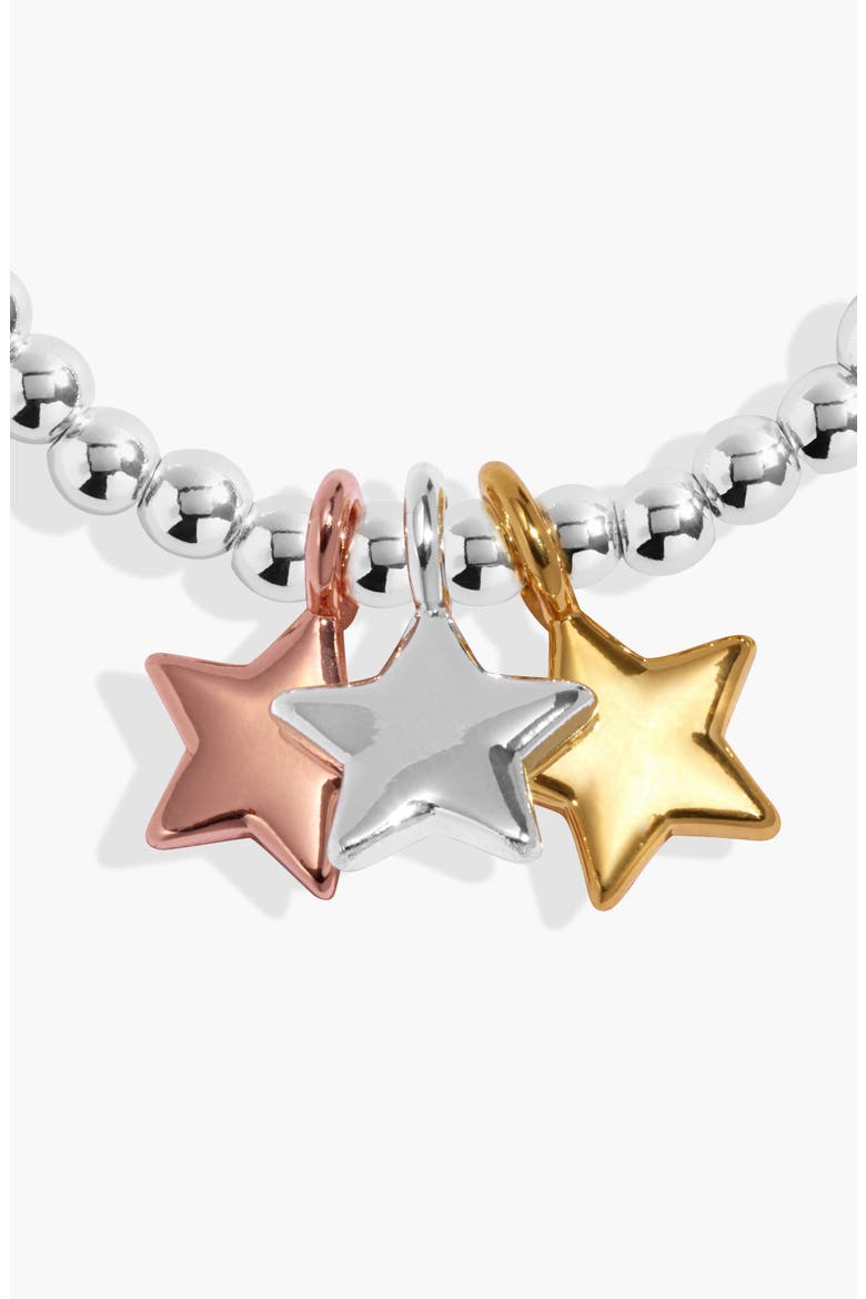A Little Charmed Moments 'Thank You' Bracelet, Alternate, color, Silver, Gold, & Rose Tone