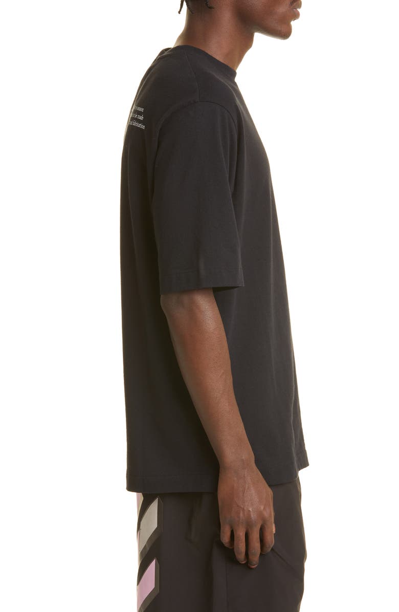 Off-White Men's Graffiti Arrows Cotton Graphic Tee, Alternate, color, 