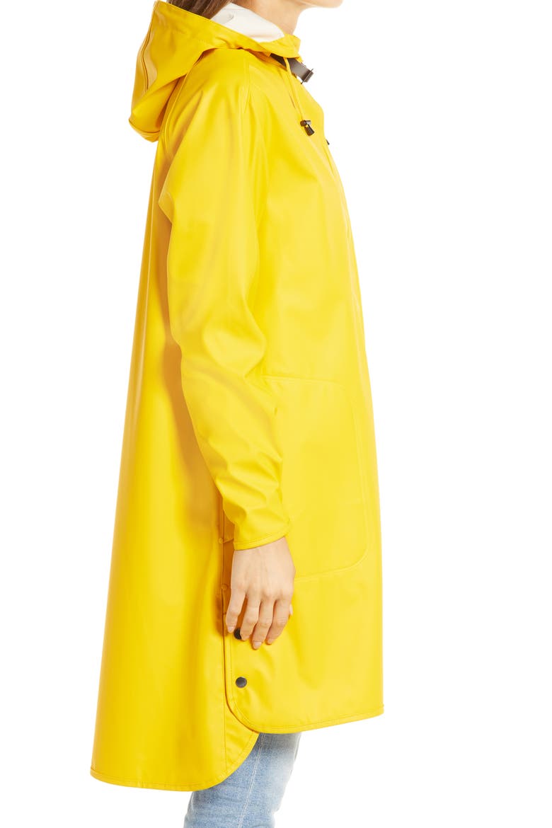 Hooded Raincoat, Alternate, color, CYBER YELLOW