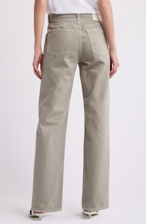 Moussy Vintage Bayonne Straight Leg Jeans In Light Green