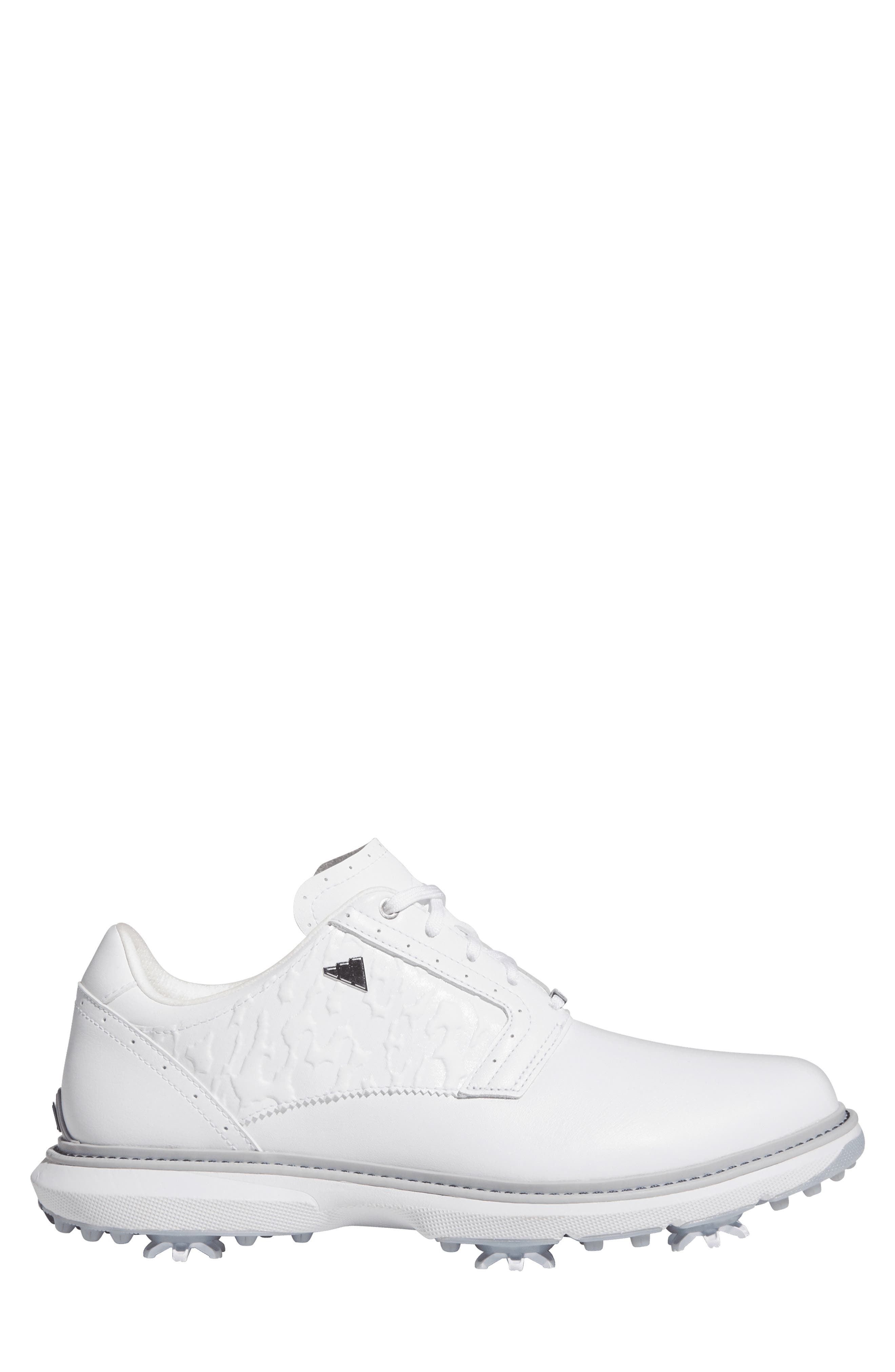 adidas MC70 Golf Shoe, Alternate, color, White/ Silver Metallic