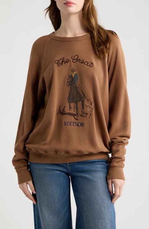 x Stetson The College Graphic Sweatshirt