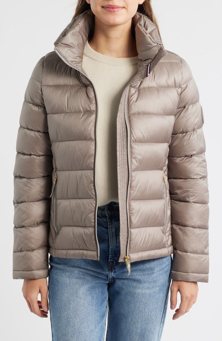 Tommy Hilfiger Packable Puffer Jacket, Alternate, color, Dk Taupe