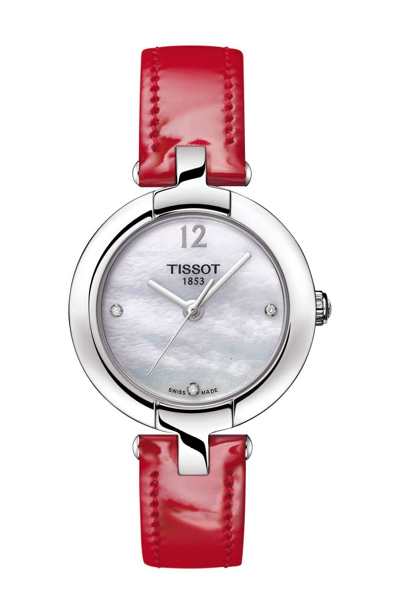 Tissot Women's Pinky Leather Watch, 27.95mm, Main, color,