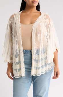 Forgotten Grace Lace High/Low Wrap
