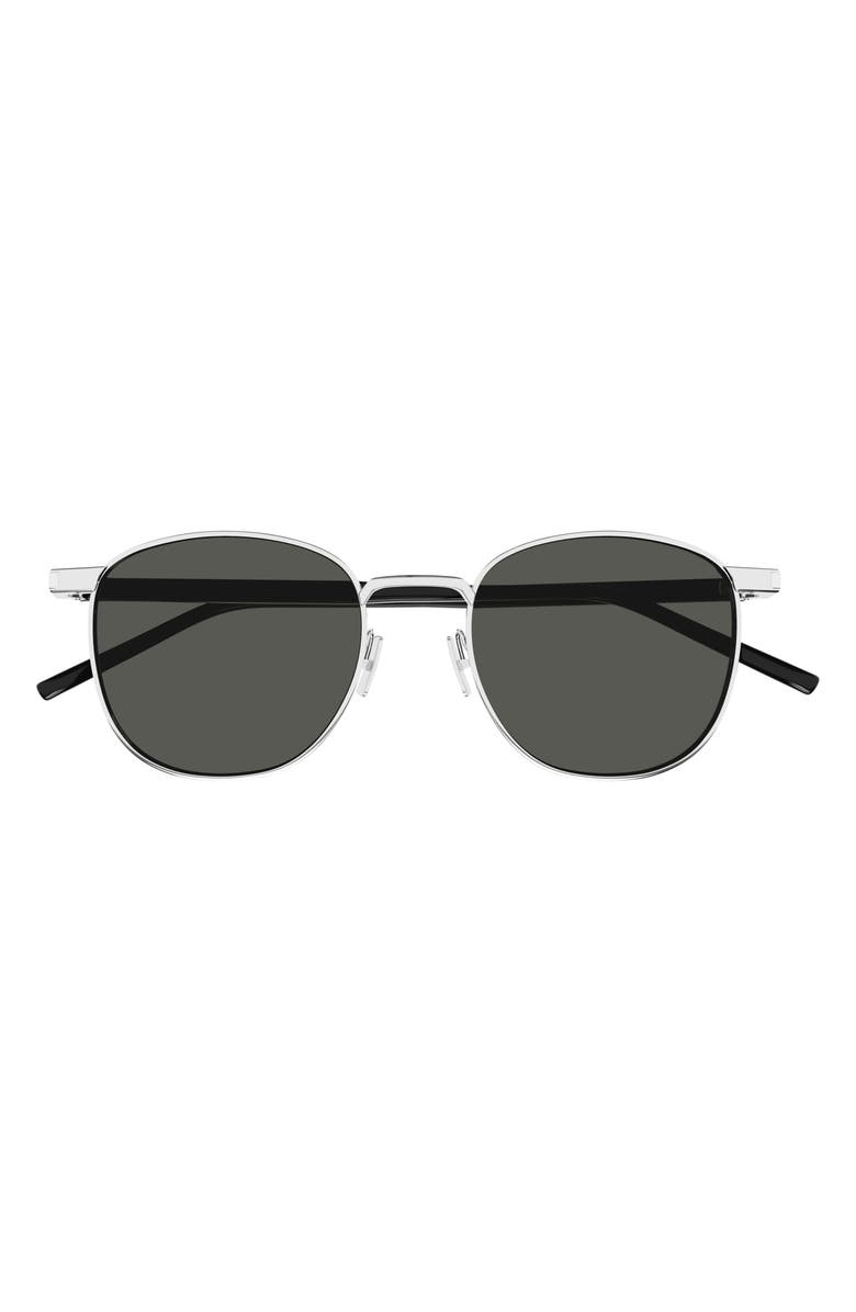 Saint Laurent 51mm Phantos Sunglasses, Main, color, 