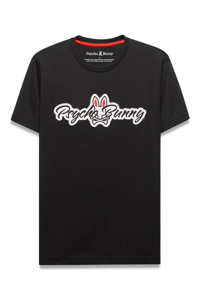 Jaydon Wordmark Pima Cotton T-Shirt, Alternate, color, BLACK