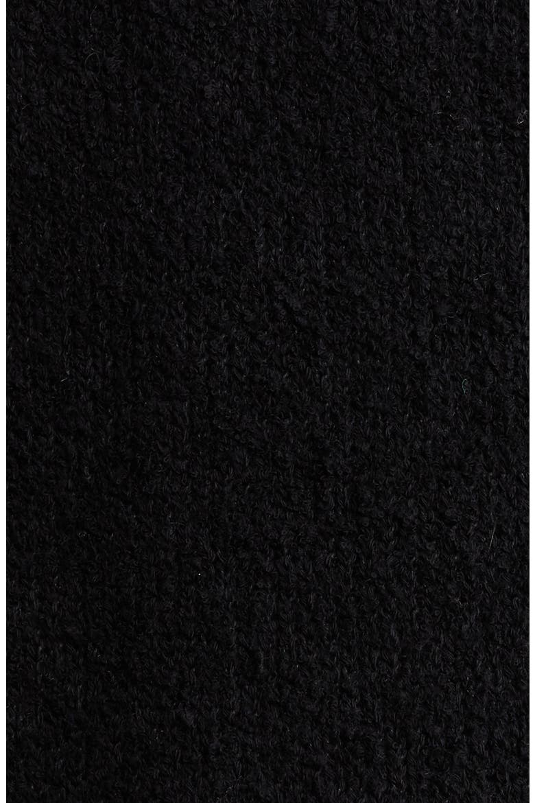 Organic Cotton & Cashmere Crewneck Sweater, Alternate, color, BLACK