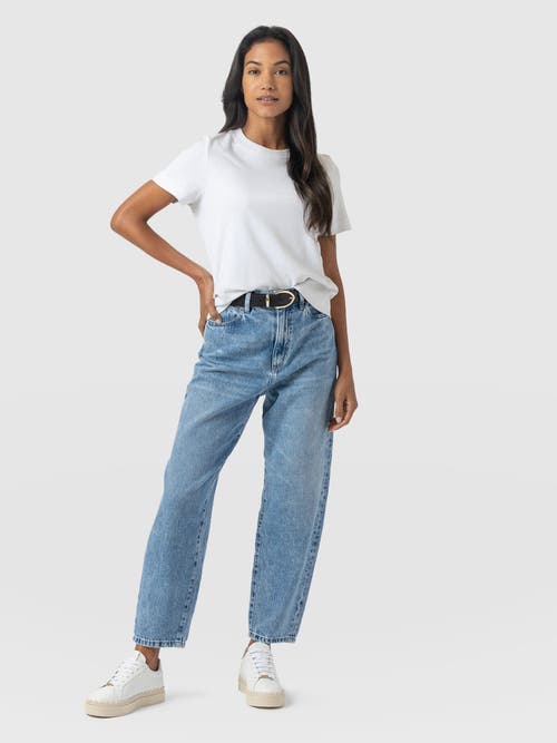 Saint + Sofia Barrel Leg Jean