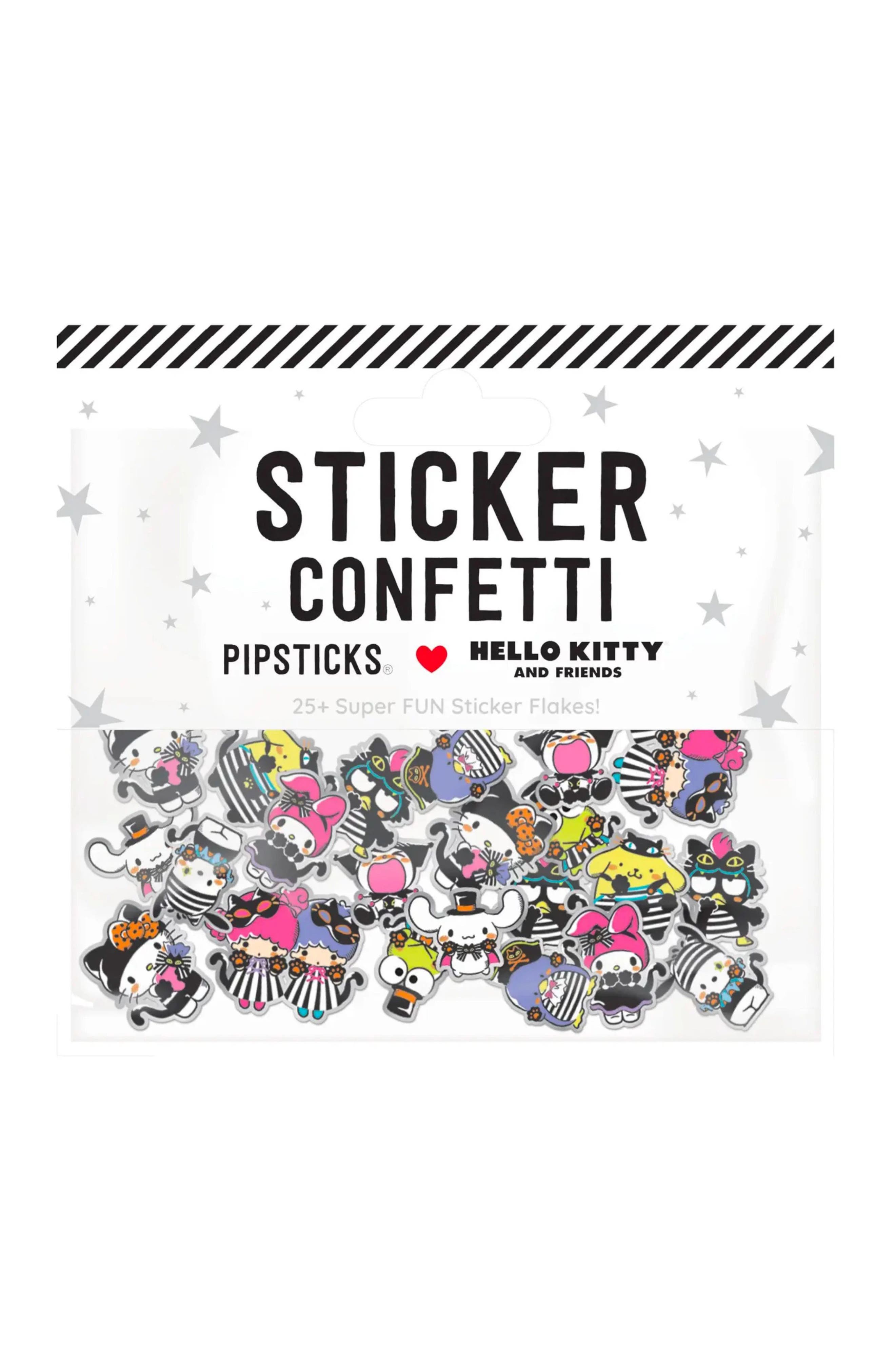 PIPSTICKS x Sanrio Pack of 25 Hello Kitty® & Friends Confetti Stickers ...