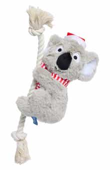 Holiday Koala Rope Plush Squeaker Pet Toy