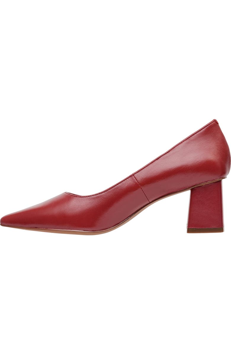 Linea Paolo Bilson Pointed Toe Pump, Alternate, color, Red Nappa