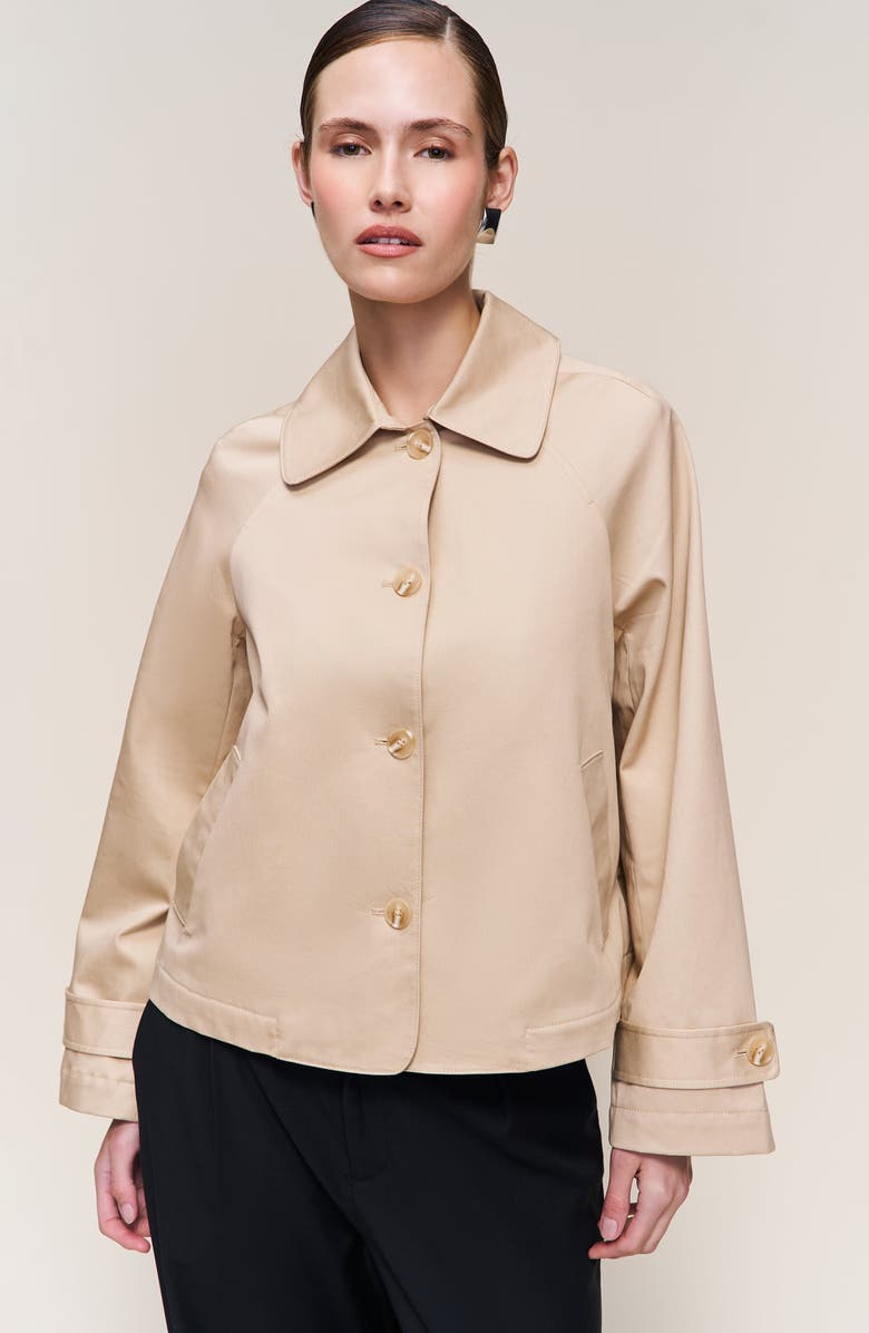 Guizio Romeo Trench Coat, Main, color, Taupe
