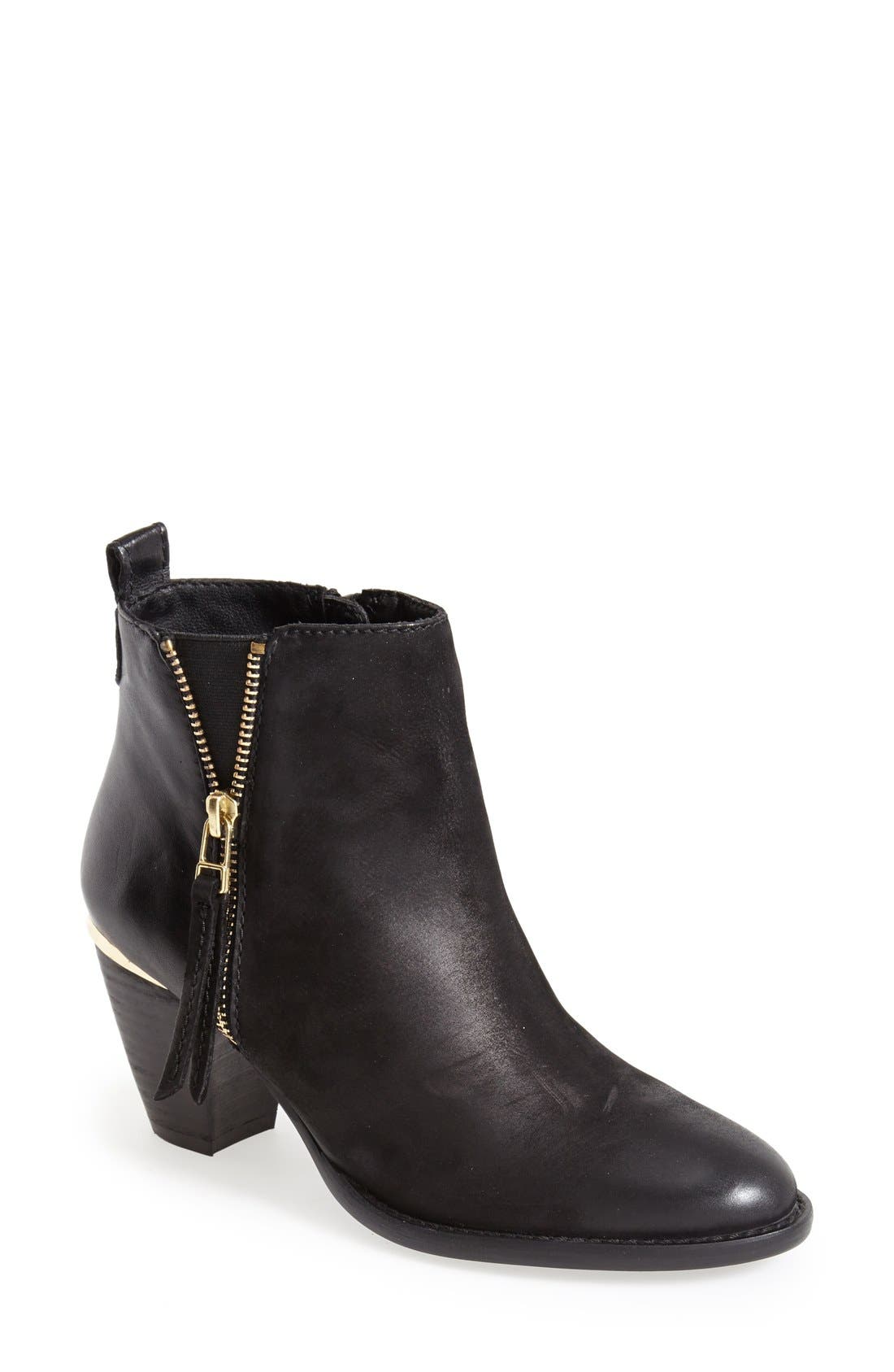 Steve Madden 'Wantagh' Leather Ankle Boot, Main, color, 