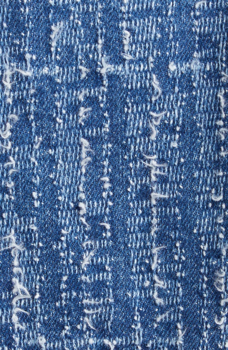 L'AGENCE Koda Crop Denim Jacket, Alternate, color, Everson