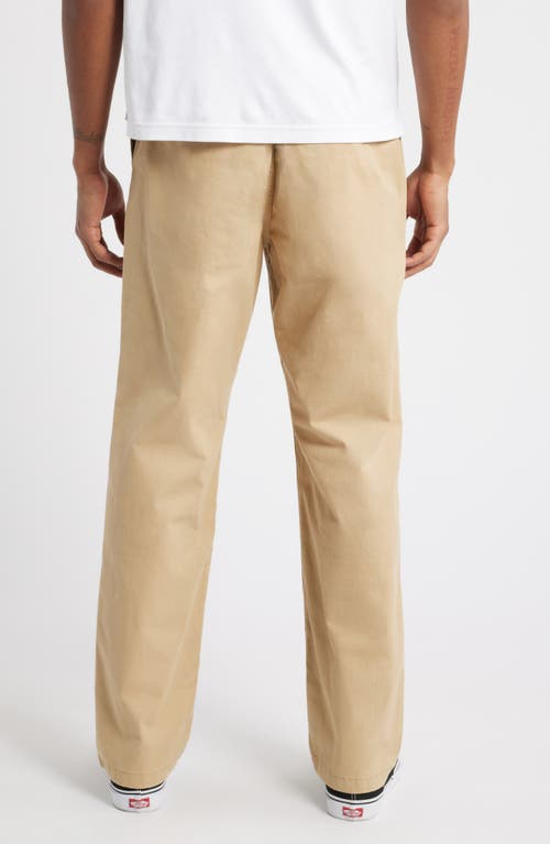 Vans Range Relaxed Drawstring Pants In Brown