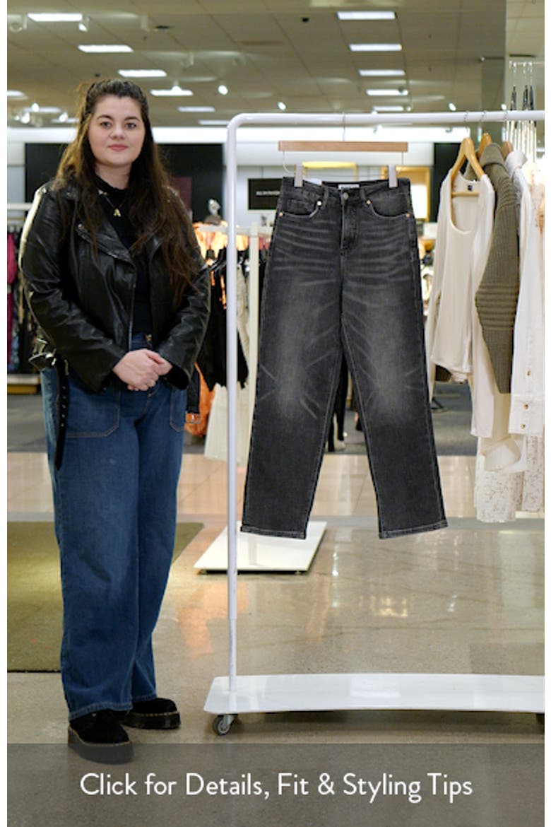 High Waist Straight Leg Jeans video