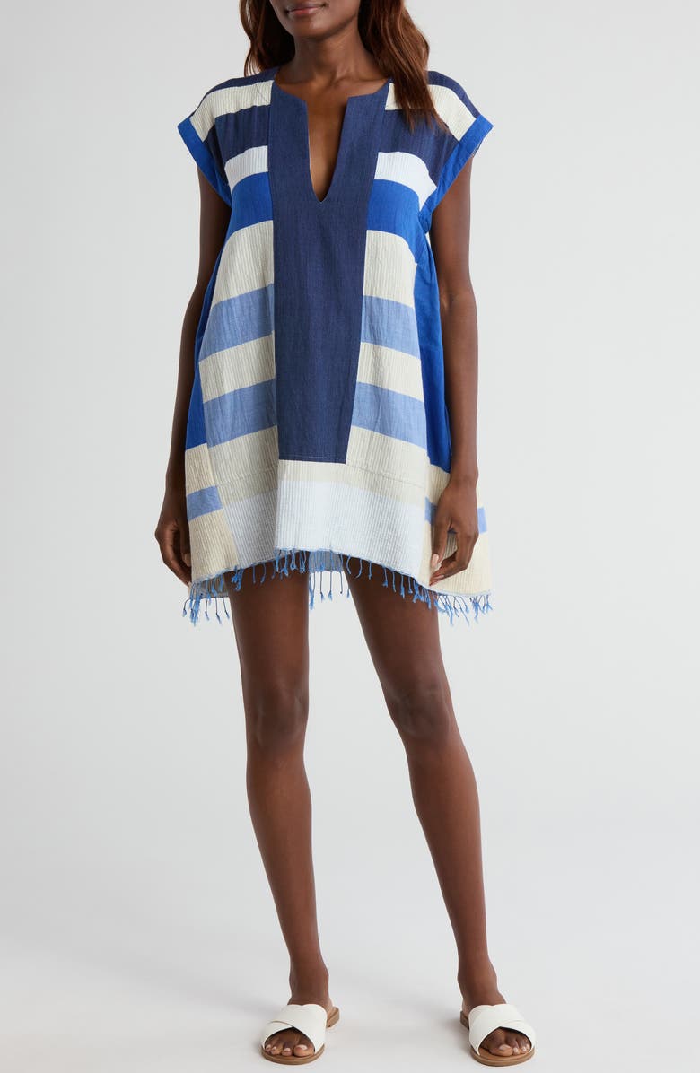 lemlem Elina Cover-Up Minidress, Main, color, 