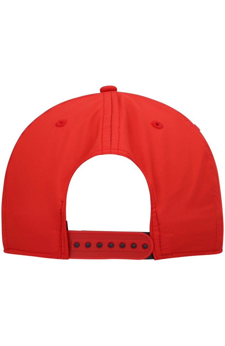 Black Clover Men's Red Ole Miss Rebels Nation Shield Snapback Hat, Alternate, color, Red