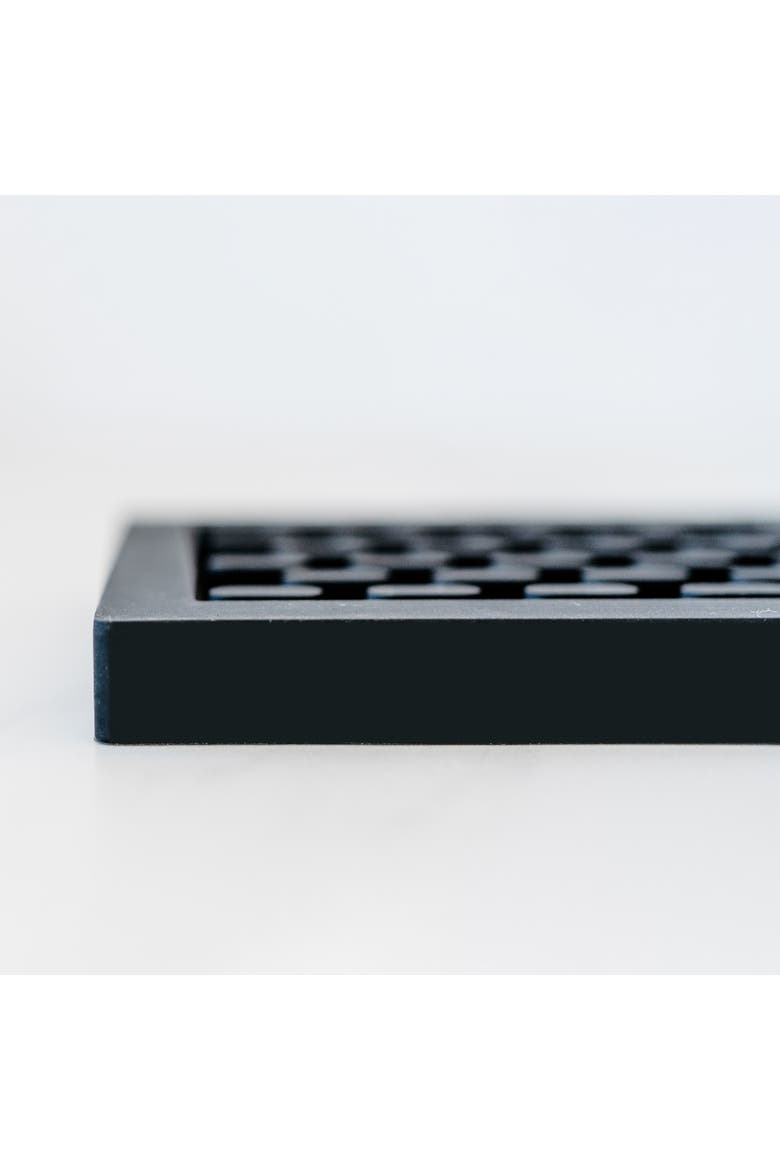 Black Silicone Bar Mat, 3.25x18", Alternate, color, Black