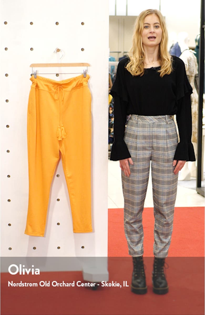 French Terry Crop Jogger Pants, sales video thumbnail