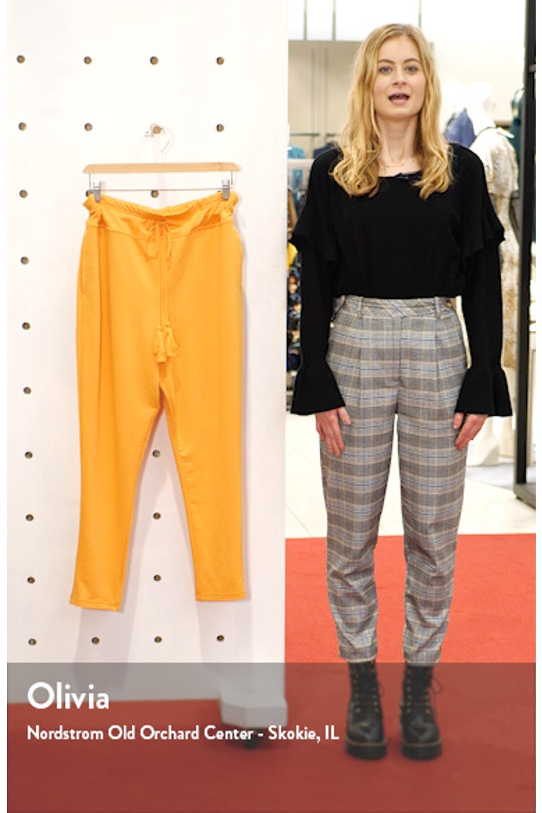 French Terry Crop Jogger Pants video