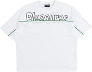 PLEASURES Reveal Oversize Mesh Graphic T-Shirt